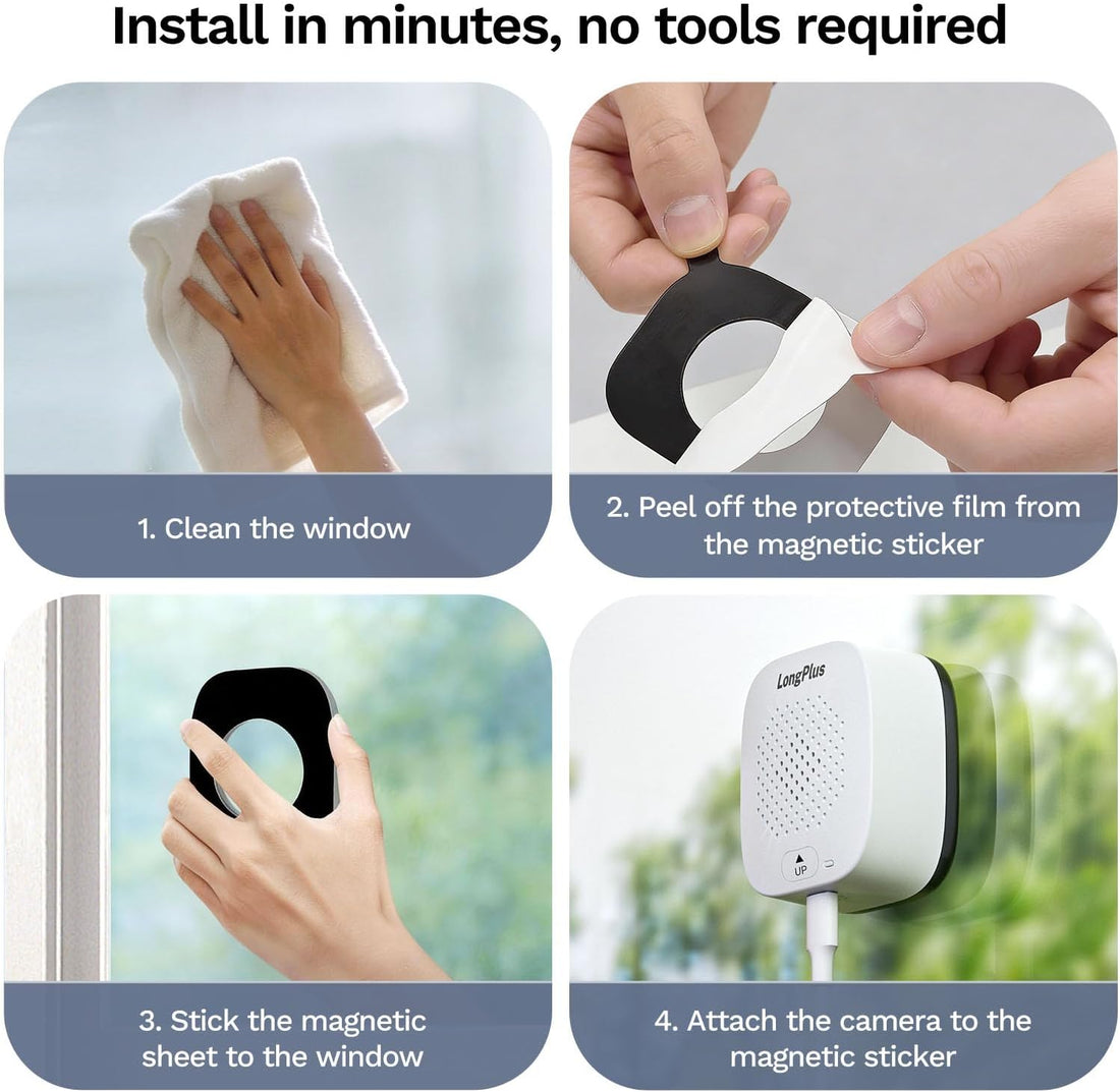 Window Camera for Home Security, WiFi6 Safeview Camera